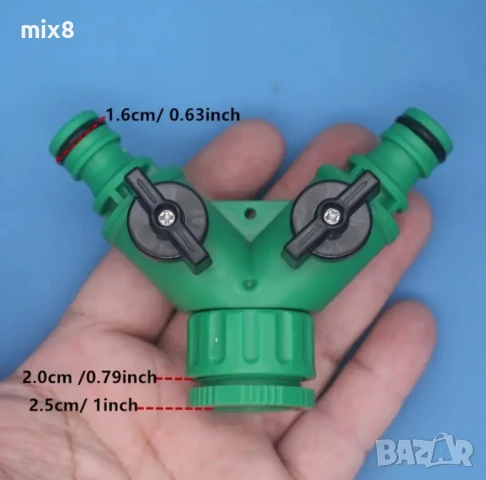 Съединител тип двойник за чешма , снимка 2 - Други стоки за дома - 51016909