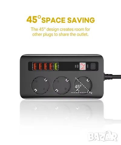 Разклонител BKL-04EU / черен, снимка 7 - Други - 49867443