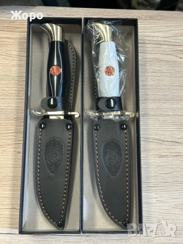 Нов Нож със Кожена Кания—4 броя, снимка 7 - Ножове - 52684559