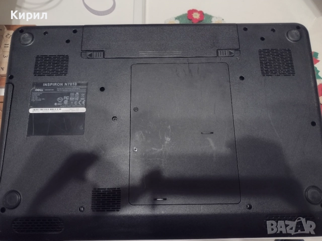 Лаптоп 17 Инча Dell Inspiron N7010 4GB RAM 600GB HDD Нова Батерия, снимка 10 - Лаптопи за дома - 51713704