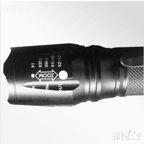 Фенерче Т6 (GD-188)  , телескопично, светодиодно, с алуминиев корпус FL25, снимка 9 - Други - 52806415