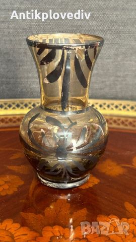 Кристална ваза Bohemia със сребро, снимка 4 - Вази - 45335056