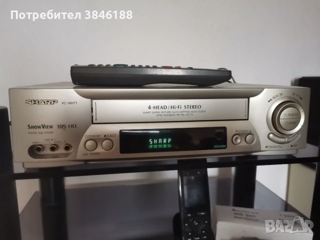 SHARP VC-MH71 - VHS VCR 4HEAD - HiFi STEREO - NTSC PLAYBACK , снимка 2 - Плейъри, домашно кино, прожектори - 50585698