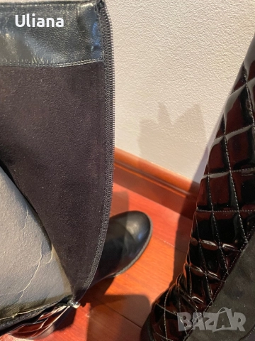 Дамски ботуши Armani кожа, снимка 14 - Дамски ботуши - 51921734