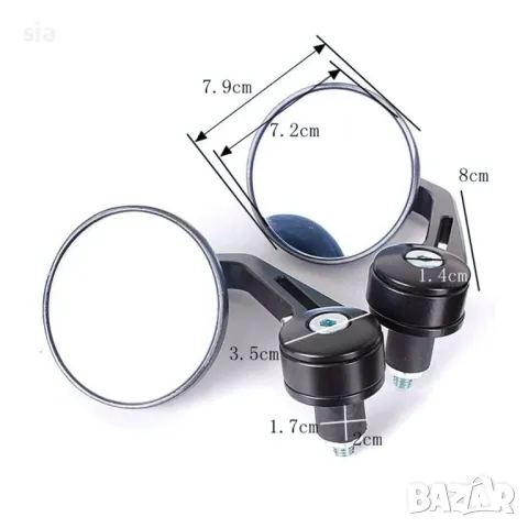 Огледала за мотор, 2бр, снимка 4 - Части - 49614074