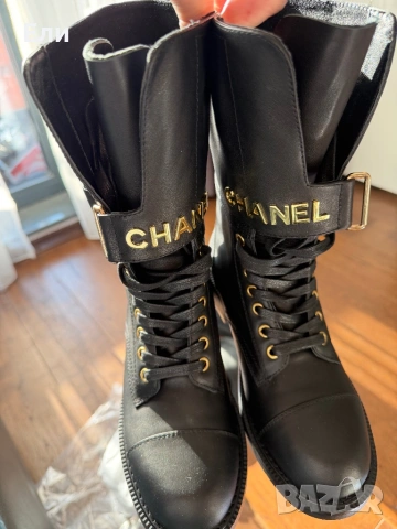 Боти Chanel 39 номер, снимка 3 - Дамски боти - 53132568