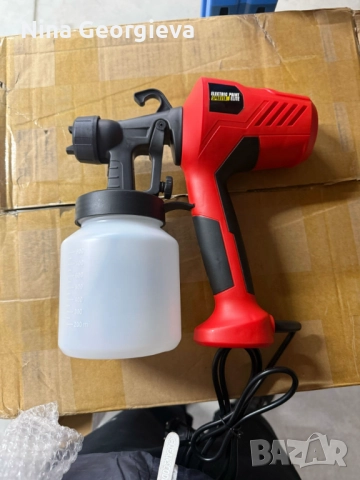 Електрически пистолет за боядисване Electric Paint Sprayer Elite — перфектно покритие без следи и ка, снимка 6 - Други инструменти - 52211407
