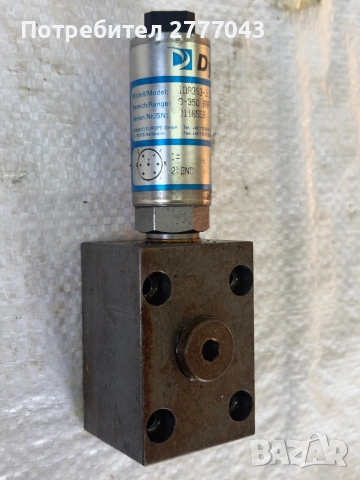 Датчик за налягане Dynisco IDA353-3.5C (0-350 BAR) – Трансдусер, снимка 3 - Резервни части за машини - 53625635