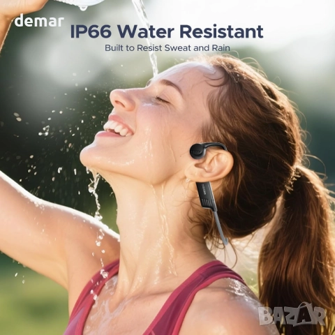 Слушалки DOOGEE с костна проводимост, спортни Bluetooth слушалки, снимка 5 - Bluetooth слушалки - 52973099