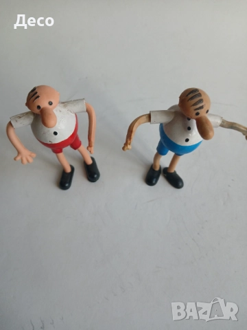 Стари български еластични фигурки от тримата глупаци., снимка 2 - Колекции - 52273361