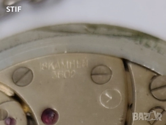 Стар Джобен часовник Молния-работи с кюстек, снимка 4 - Антикварни и старинни предмети - 53045672