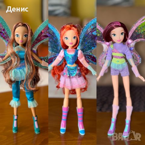 Кукли Уинкс Биливикс - Блум, Лейла и Техна / Winx Club , снимка 1