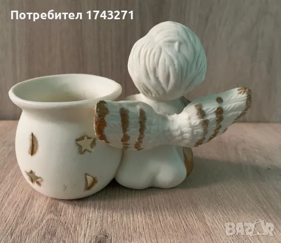 Свещник фигура ангел, снимка 3 - Декорация за дома - 48238727