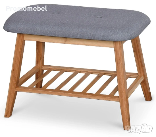 Поставка за обувки с тапицирана седалка 