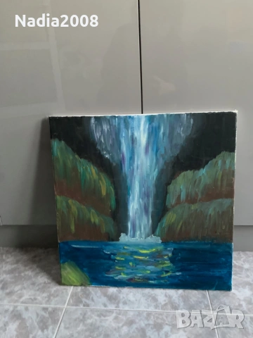продавам картина - маслени боя на платно. , снимка 4 - Стайни растения - 53086861