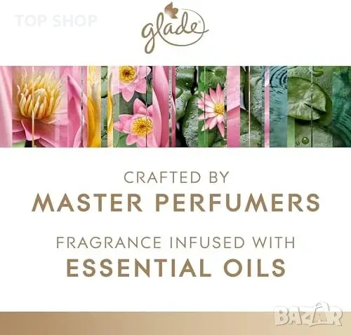 Нови Glade свещи с етерични масла, комплект от 6, дълготраен аромат, снимка 5 - Пана - 49309124