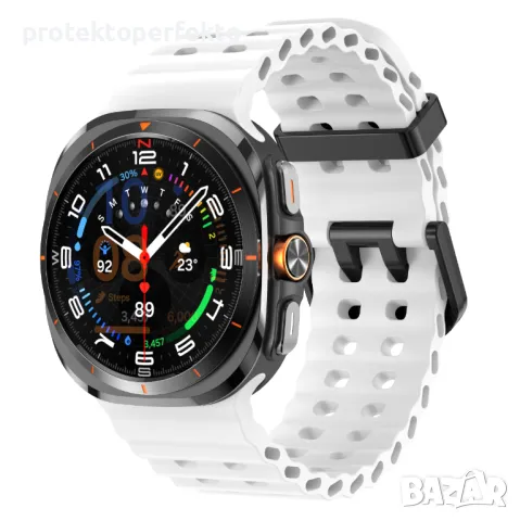 Силиконова Каишка SAMSUNG GALAXY WATCH ULTRA страп, снимка 16 - Смарт часовници - 46832417