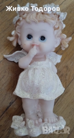 Фигурки на Ангели (момче/момиче) от смола (14х7см.), снимка 8 - Статуетки - 51487159