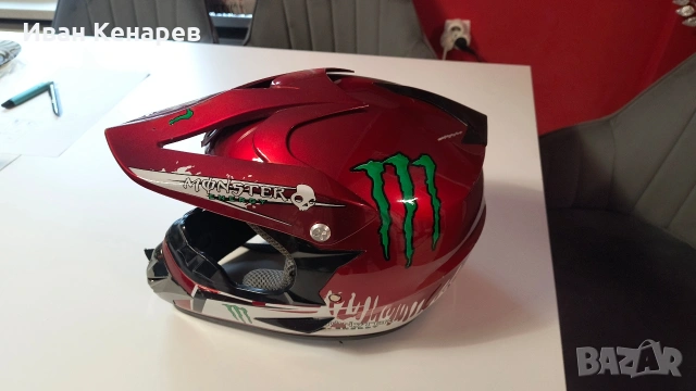 Каска за кросов мотор , снимка 4 - Други спортове - 53295004