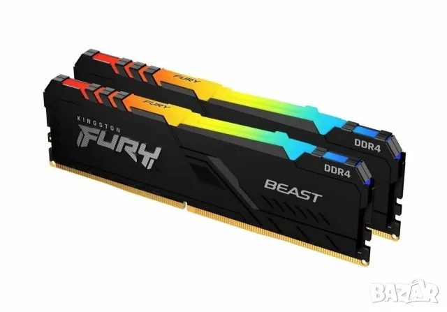 Рам Памет Kingston Fury RGB DDR4-3200 16GB/32GB, снимка 1 - RAM памет - 49318063