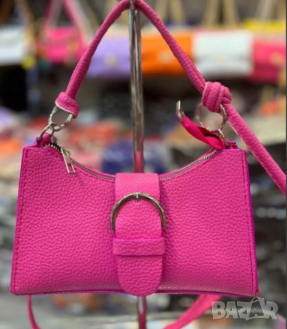 Малка дамска кожена чанта с цип, голямо разнообразие от цветове, снимка 14 - Чанти - 46097176