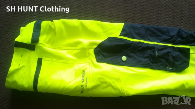 HELLY HANSEN 77472 Hi Vis Construction Stretch Work размер 52 / L работен панталон W4-420, снимка 10 - Панталони - 52075324