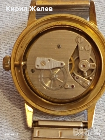 Стар механичен часовник Eppler няма стъкло баланса работи с позлата 51493, снимка 6 - Антикварни и старинни предмети - 52361438
