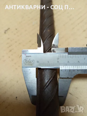 Стар Ръчно Кован Лост Щанга Козикрак Тегло 2.700кг., снимка 13 - Антикварни и старинни предмети - 49755978