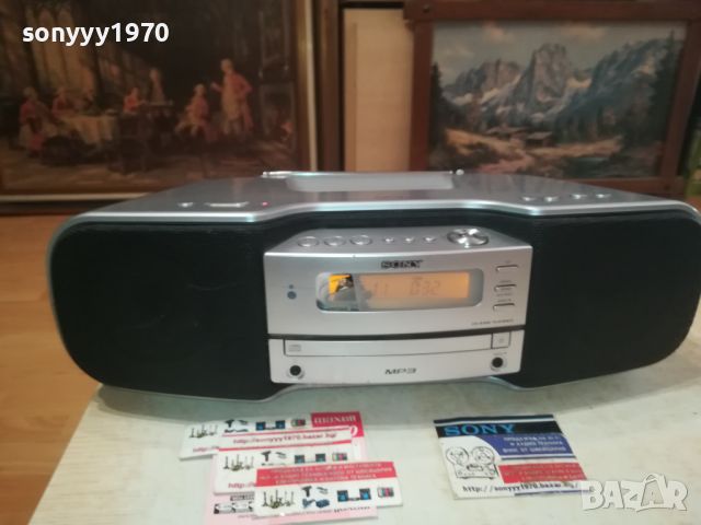 SONY ZS-S50CP CD MP3-ВНОС SWISS 0607241831, снимка 3 - Аудиосистеми - 46495105