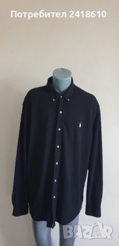 POLO Ralph Lauren FeatherWeight Mesh Pique Cotton Mens Size 2XL НОВО! ОРИГИНАЛ! Мъжка Риза!, снимка 11 - Ризи - 45734035