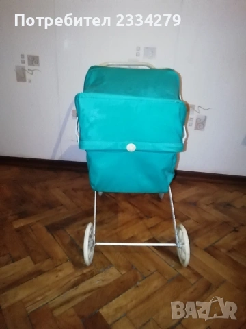 Стара децка количка и дървени столчета за кукли. , снимка 4 - Антикварни и старинни предмети - 53237036