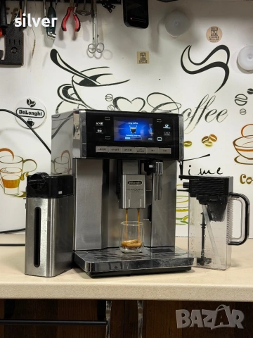 Кафемашина кафе автомат delonghi Primadonna Exclusive chocolate с гаранция, снимка 3 - Кафемашини - 54242330