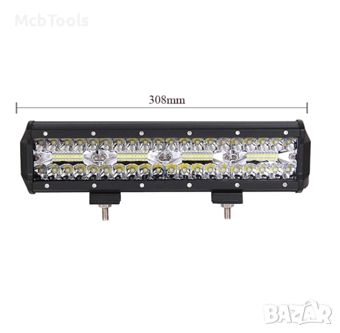 LED Халоген 240W 308мм, снимка 2 - Аксесоари и консумативи - 51740325