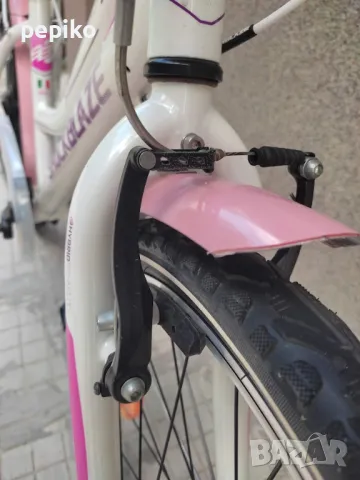 Продавам колела внос от Германия алуминиев юношески велосипед JESSY SHOCKBLAZE 24цола, снимка 8 - Велосипеди - 50391378