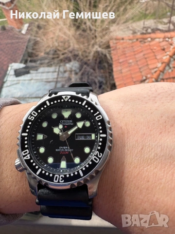 Citizen 200m Automatic, снимка 4 - Мъжки - 54013239