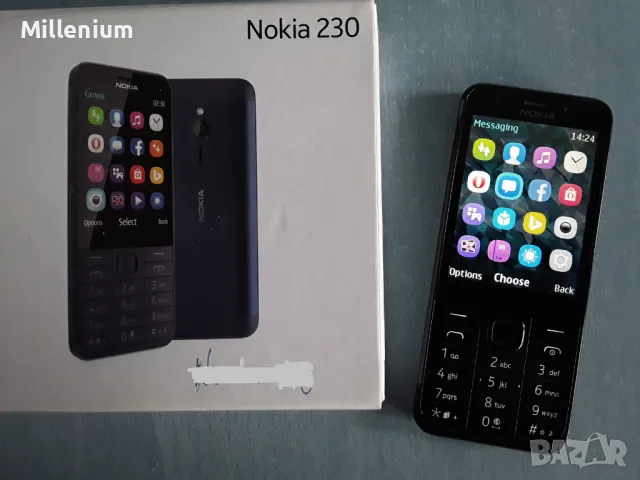 NOKIA 230 Dual Sim dark silver, снимка 3 - Телефони с две сим карти - 48271653