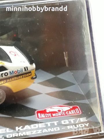 Fiat Abarth 131 Rally Opel Kadett GT/E Rally Monte Carlo 1.43  Eaglemoss . Top  top  models., снимка 17 - Колекции - 46703817