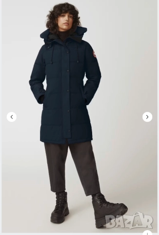 Страхотно дамско зимно яке парка CANADA GOOSE , модел Shelburne Down parka , размер XS / S, снимка 6 - Якета - 52290160