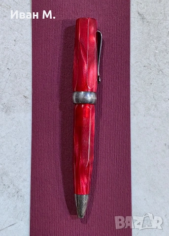 стара химикалка Montegrappa със сребро, снимка 8 - Антикварни и старинни предмети - 53352016