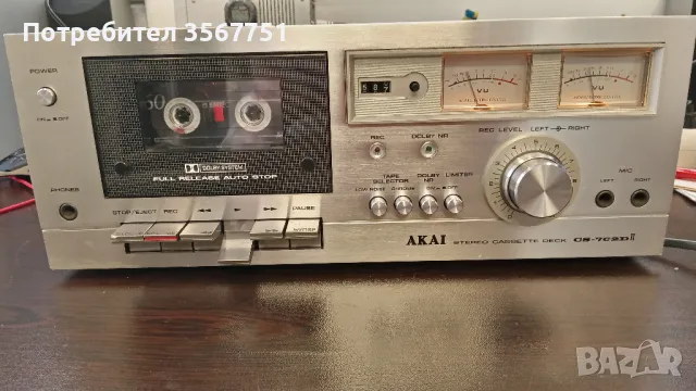 КАСЕТЪЧЕН ДЕК AKAI CS-702D II, снимка 4 - Декове - 48928542