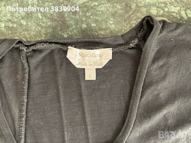 Блуза без ръкав MaxMara, черна, размер L, снимка 12 - Тениски - 45272420