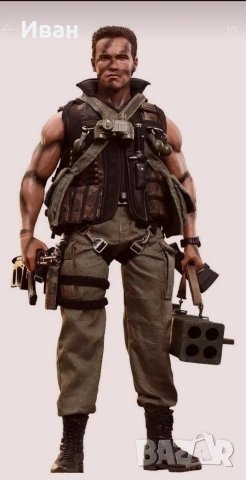 Hot Toys Commando / Арнолд Шварценегер е Командо , снимка 5 - Колекции - 53906353