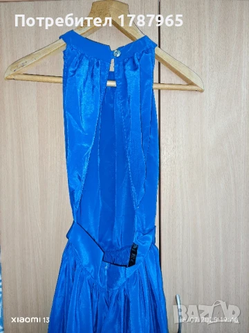 Рокля дълга с гол гръб MEGZ, снимка 2 - Рокли - 51055714