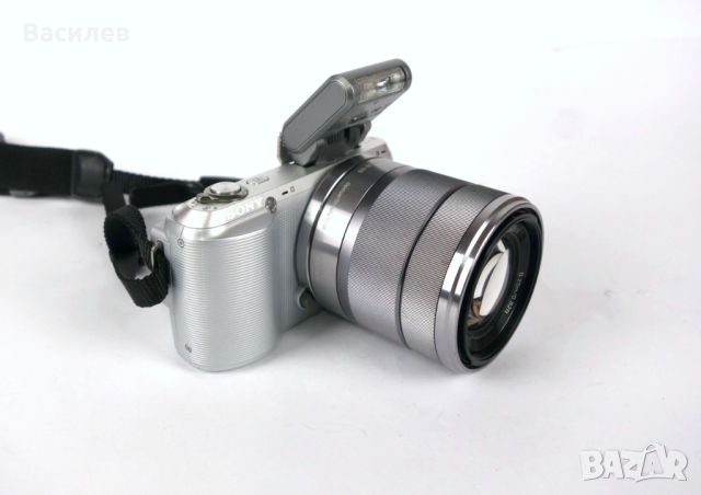Фотоапарат Sony NEX-C3 + обектив Sony SEL 1855, снимка 2 - Фотоапарати - 45595330