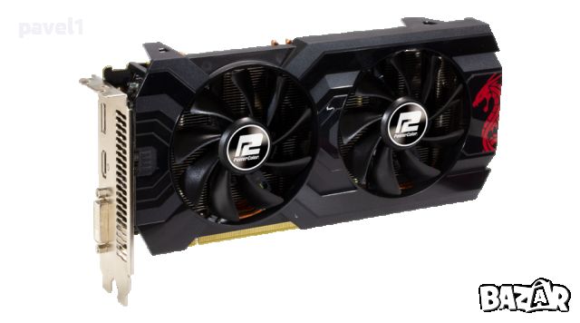 Видеокарта powercolor red dragon rx 570 4gb, снимка 2 - Видеокарти - 43981330