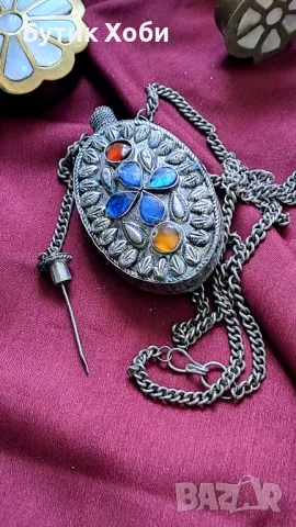 Старинно метално шишенце , снимка 3 - Антикварни и старинни предмети - 50174764