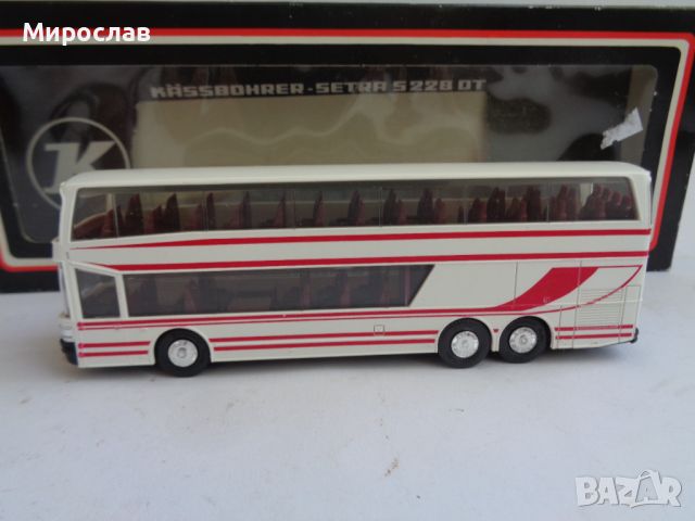 HERPA H0 1/87 СЕТРА АВТОБУС SETRA  МОДЕЛ КОЛИЧКА, снимка 1