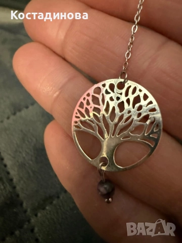 Обици Дървото на живота , снимка 2 - Обеци - 53918596