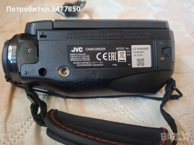 Видеокамера JVC GZ-RX605BE с клас на защита IP68, снимка 5 - Камери - 49354565