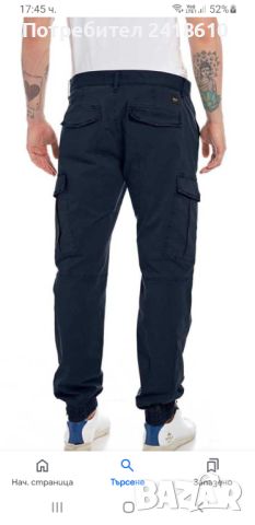 Replay Essential Cargo Pant Mens Size 33/30 НОВО! ОРИГИНАЛ! Спортен Панталон., снимка 2 - Панталони - 46390315